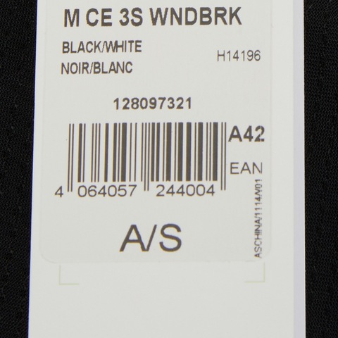 Adidas Neo阿迪达斯休闲2021男子M CE 3S WNDBRK防风夹克H14196