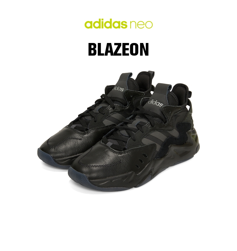 阿迪休闲LEP84黑色】Adidas Neo阿迪达斯休闲2021男子BLAZEON篮球休闲鞋