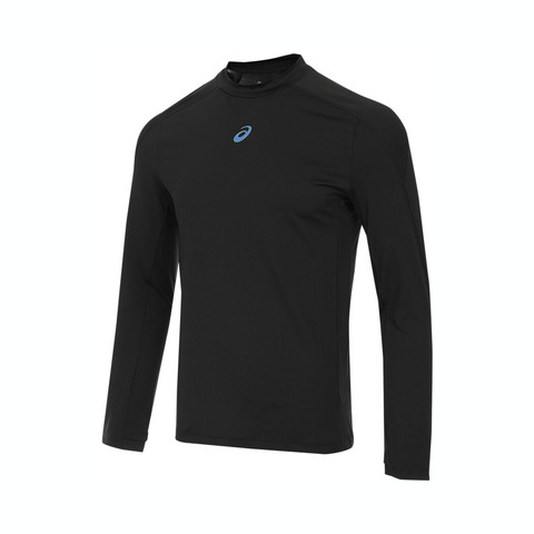 Asics亚瑟士2024男子男式跑步长袖T恤针织无领长T2011D321-001