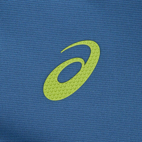 Asics亚瑟士2024男子男式跑步短袖T恤梭织无领短T2011D471-400