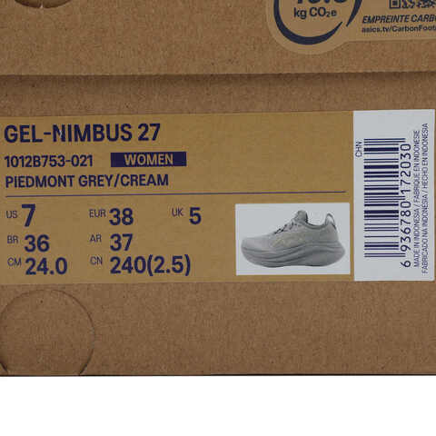 Asics亚瑟士2024女子GEL-NIMBUS 27NIMBUS1012B753-021