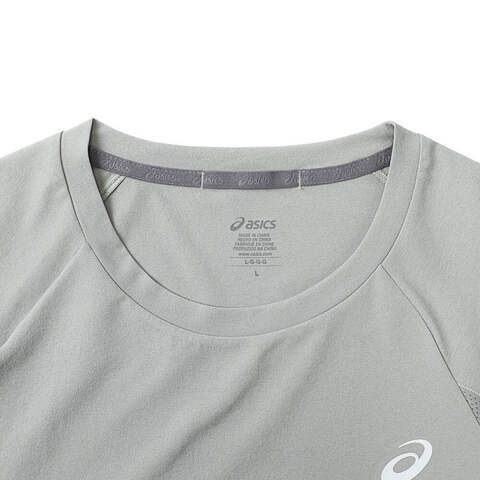 Asics亚瑟士2024男子男式运动短袖T恤梭织无领短T2031F359-300