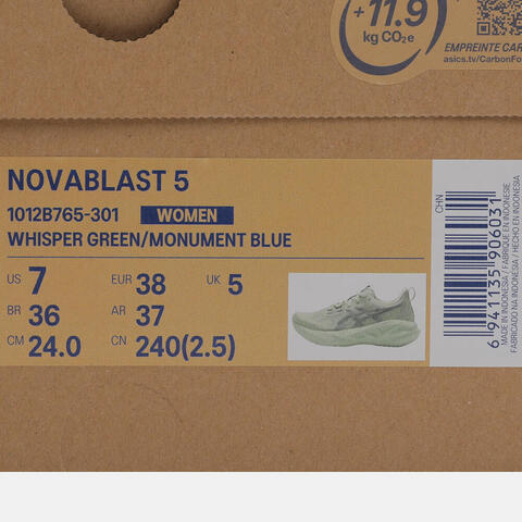 Asics亚瑟士2024女子NOVABLAST 5BLAST1012B765-301