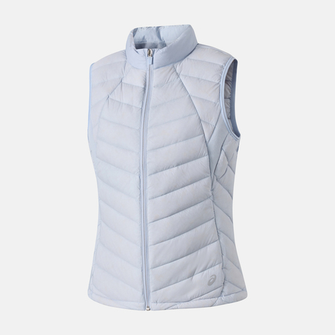 Asics亚瑟士2024女子女式运动轻量羽绒背心羽绒背心2032D406-400