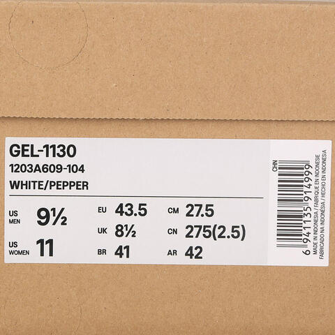 Asics亚瑟士2024中性GEL-1130AT1203A609-104