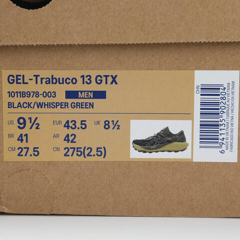 Asics亚瑟士2024男子GEL-TRABUCO 13 GTXRUNNING其他1011B978-003