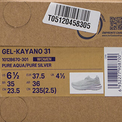 Asics亚瑟士2025女子GEL-KAYANO 31KAYANO1012B670-301