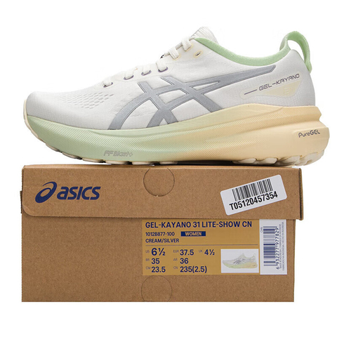 Asics亚瑟士2025女子GEL-KAYANO 31 LITE-SHOW CNKAYANO1012B877-100