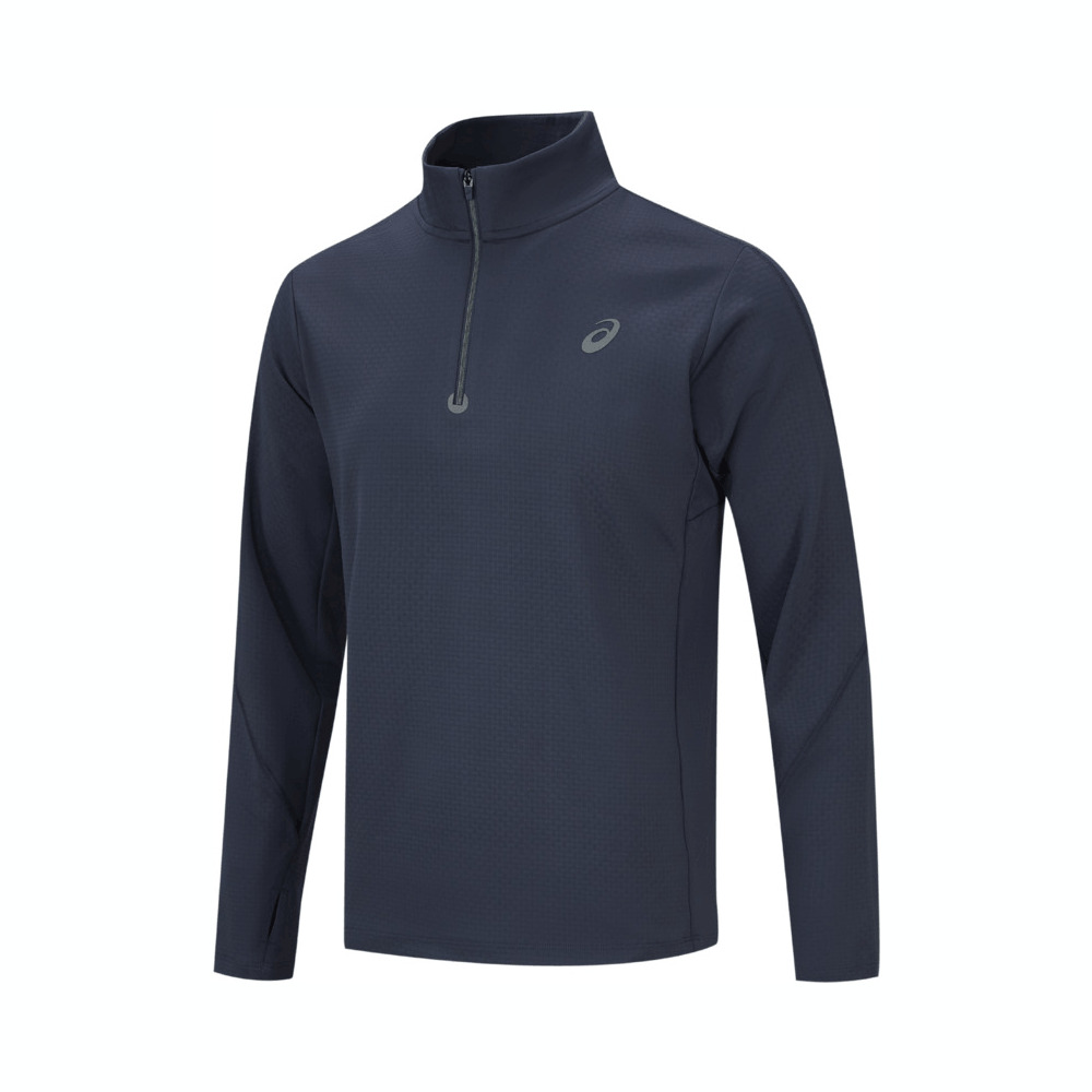 Asics亚瑟士2025男子男式跑步长袖T恤针织无领长T2011D324-500