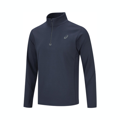 Asics亚瑟士2025男子男式跑步长袖T恤针织无领长T2011D324-500