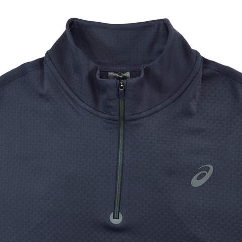 Asics亚瑟士2025男子男式跑步长袖T恤针织无领长T2011D324-500