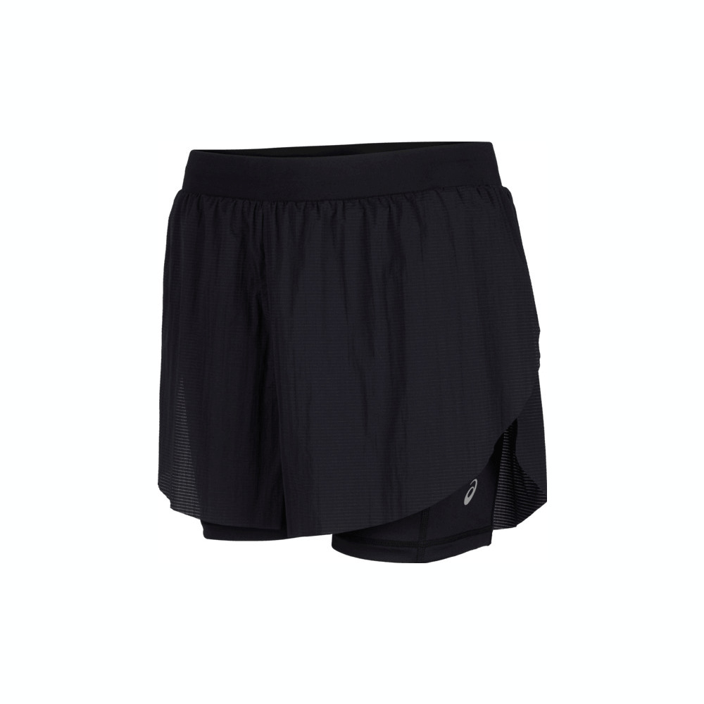 Asics亚瑟士2025女子女式反光跑步短裤梭织短裤2012D249-001