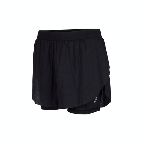 Asics亚瑟士2025女子女式反光跑步短裤梭织短裤2012D249-001