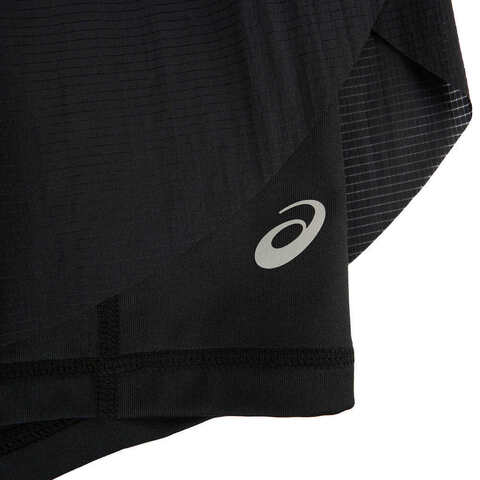 Asics亚瑟士2025女子女式反光跑步短裤梭织短裤2012D249-001