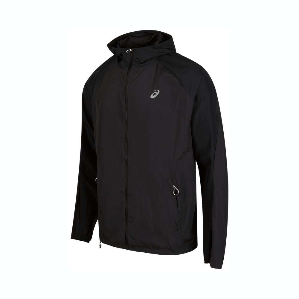 Asics亚瑟士2026男子男式跑步夹克梭织连帽外套2011D084-001