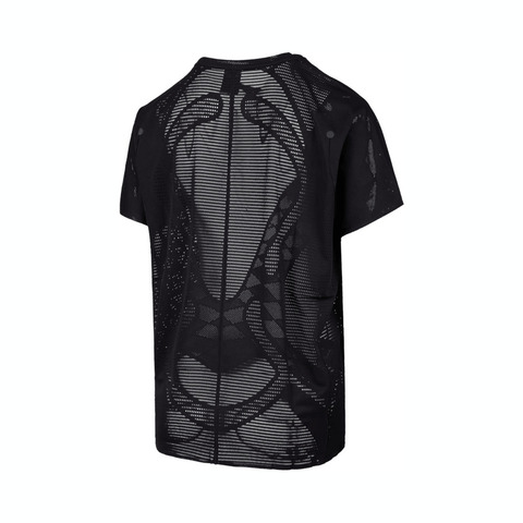 Asics亚瑟士2025女子女式跑步短袖T恤梭织无领短T2012D223-001