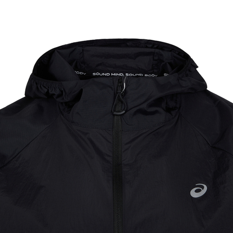 Asics亚瑟士2025女子女式跑步夹克梭织连帽外套2012D076-001