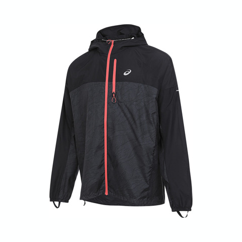 Asics亚瑟士2025男子男式越野跑步夹克梭织连帽外套2011C991-002