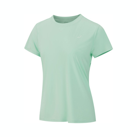 Asics亚瑟士2025女子女式跑步短袖T恤梭织无领短T2012D164-301