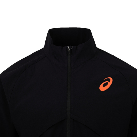 Asics亚瑟士2025男子男式跑步夹克梭织无帽外套2091A755-001