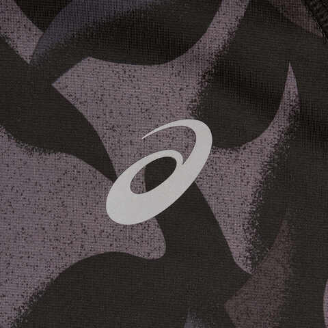 Asics亚瑟士2025男子男式跑步短袖T恤梭织无领短T2011D092-001