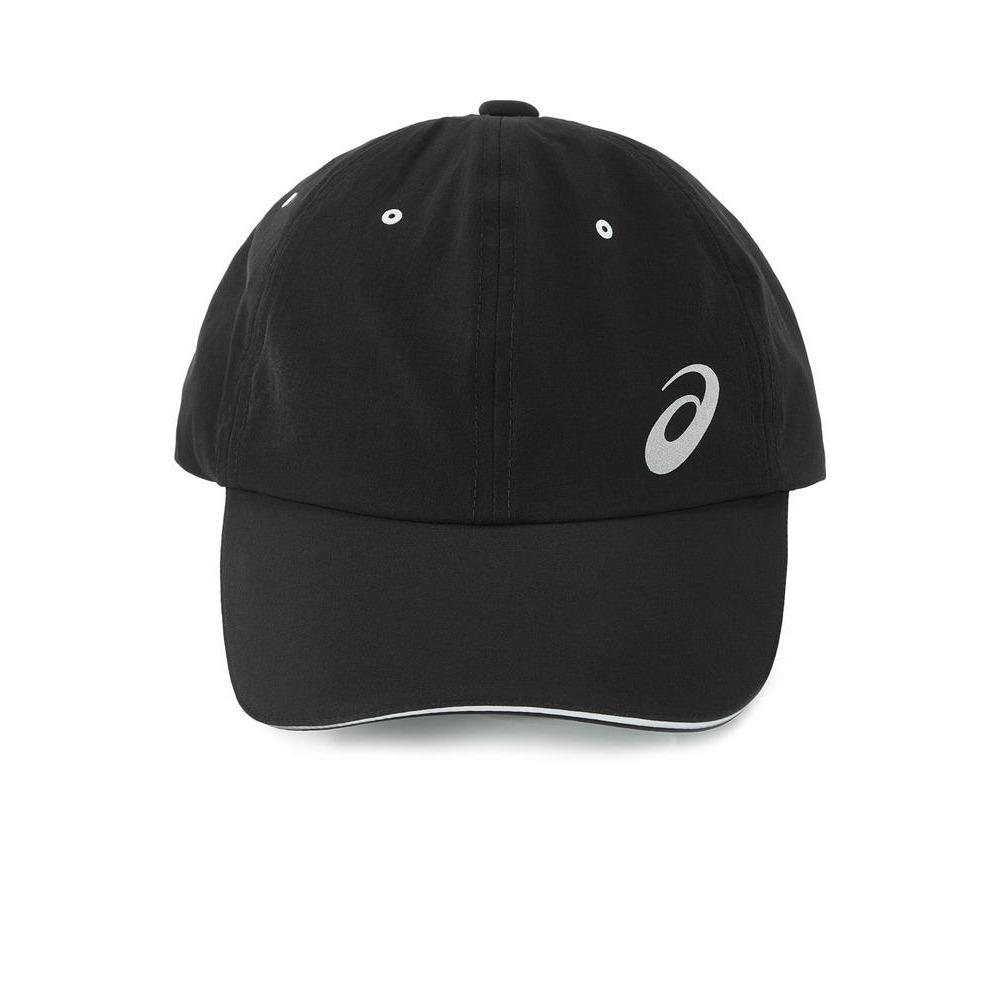 Asics亚瑟士2025中性跑步运动帽弯沿帽3013B150-001