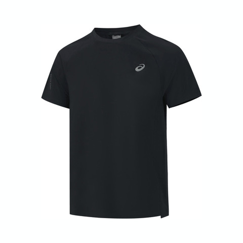 Asics亚瑟士2025男子男式运动短袖T恤梭织无领短T2031F116-001