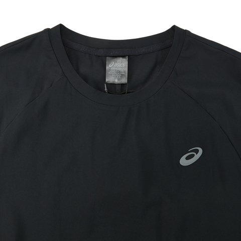 Asics亚瑟士2025男子男式运动短袖T恤梭织无领短T2031F116-001