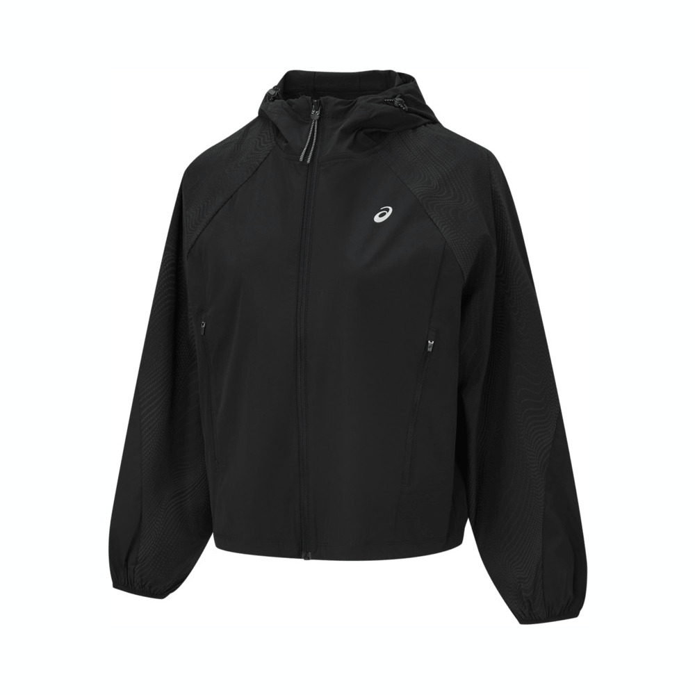 Asics亚瑟士2025女子女式反光跑步夹克梭织连帽外套2012D248-001