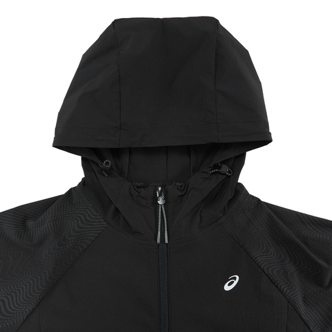 Asics亚瑟士2025女子女式反光跑步夹克梭织连帽外套2012D248-001
