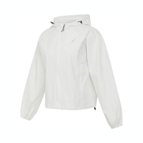 Asics亚瑟士2025女子女式反光跑步夹克梭织连帽外套2012D248-100