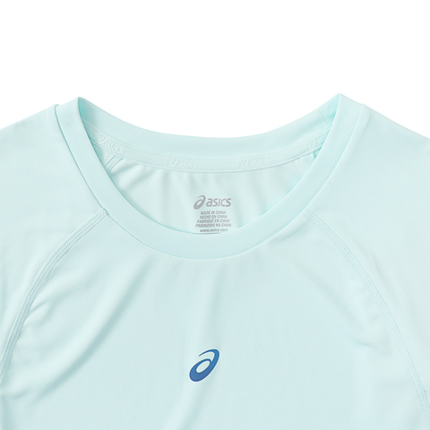 Asics亚瑟士2025女子女式D.FRESH 2.0跑步短袖T恤梭织无领短T2012D256-400