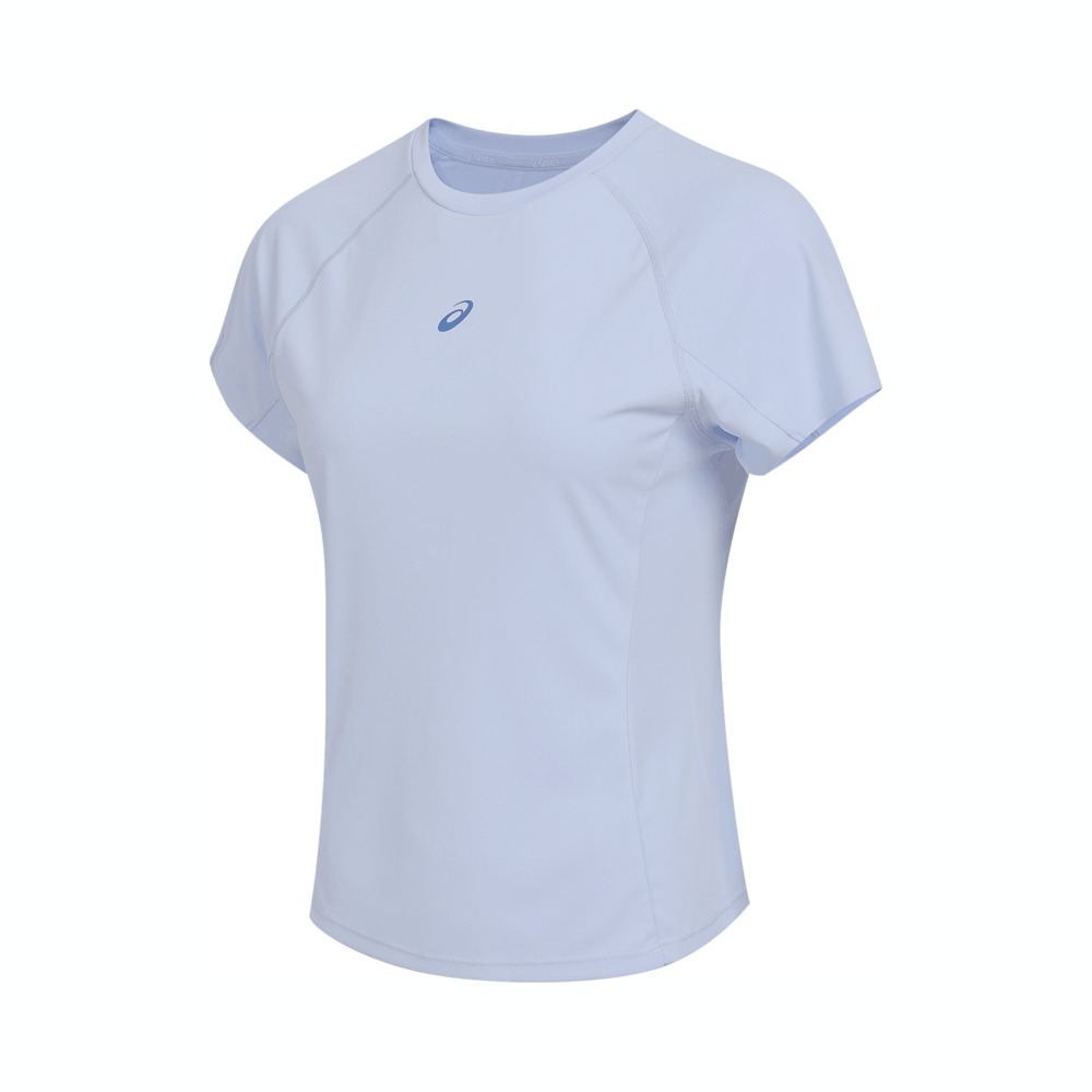 Asics亚瑟士2025女子女式D.FRESH 2.0跑步短袖T恤梭织无领短T2012D256-401