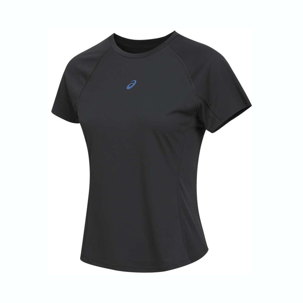 Asics亚瑟士2025女子女式D.FRESH 2.0跑步短袖T恤梭织无领短T2012D256-001