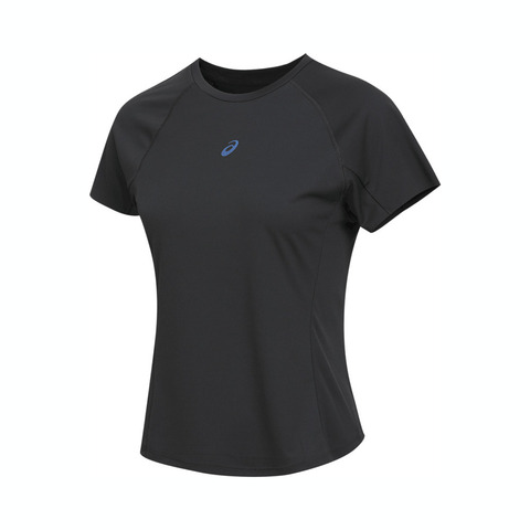 Asics亚瑟士2025女子女式D.FRESH 2.0跑步短袖T恤梭织无领短T2012D256-001