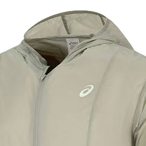 Asics亚瑟士2025男子男式抗UV跑步夹克梭织连帽外套2011D332-300