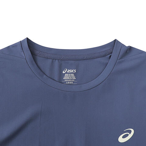 Asics亚瑟士2025男子男式抗UV跑步短袖T恤梭织无领短T2011D331-400