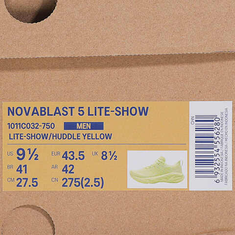 Asics亚瑟士2025男子NOVABLAST 5 LITE-SHOWBLAST1011C032-750