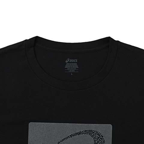Asics亚瑟士2025男子男式运动短袖T恤梭织无领短T2031E975-001
