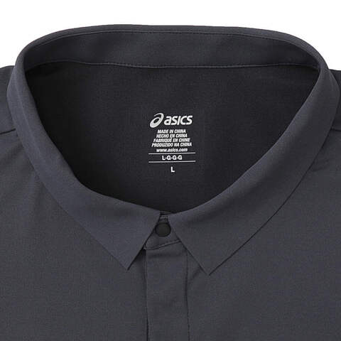 Asics亚瑟士2025男子男式D.FRESH运动短袖POLO梭织有领短T2031F134-001