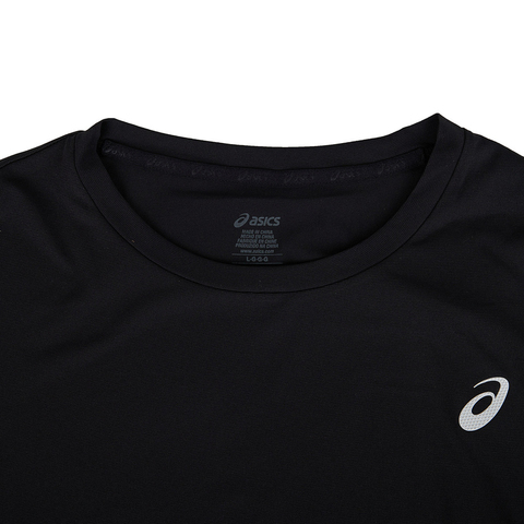Asics亚瑟士2025男子男式跑步短袖T恤梭织无领短T2011D471-001