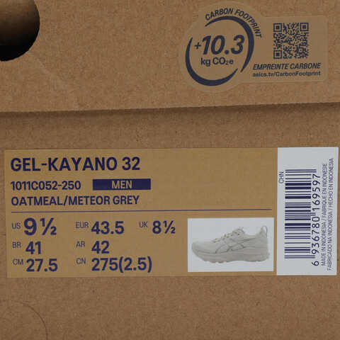 Asics亚瑟士2025男子GEL-KAYANO 32KAYANO1011C052-250