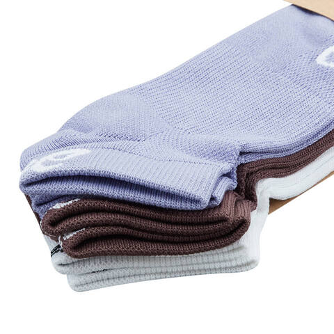 Asics亚瑟士2025中性3双装跑步袜短袜优惠装3013B307-500