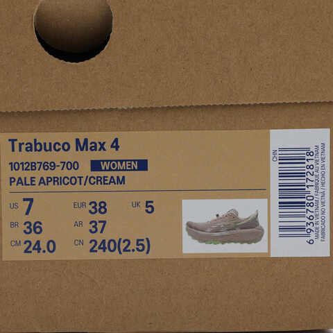 Asics亚瑟士2025女子TRABUCO MAX 4RUNNING其他1012B769-700