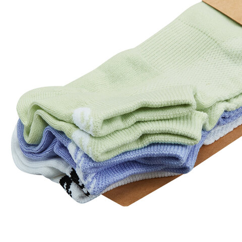 Asics亚瑟士2025中性3双装船袜船袜优惠装3013B306-301