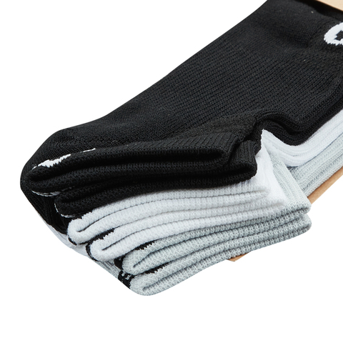 Asics亚瑟士2025中性3双装跑步袜短袜优惠装3013B307-100