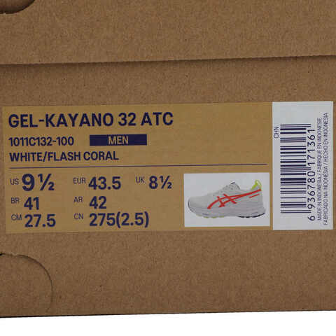 Asics亚瑟士2025男子GEL-KAYANO 32 ATCKAYANO1011C132-100