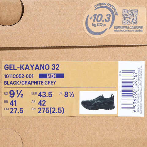 Asics亚瑟士2025男子GEL-KAYANO 32KAYANO1011C052-001