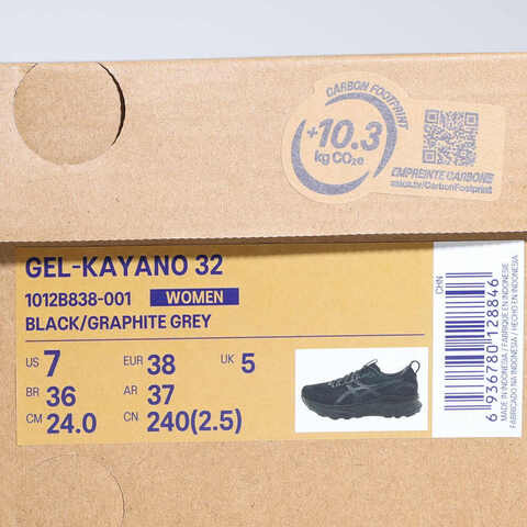 Asics亚瑟士2025女子GEL-KAYANO 32KAYANO1012B838-001