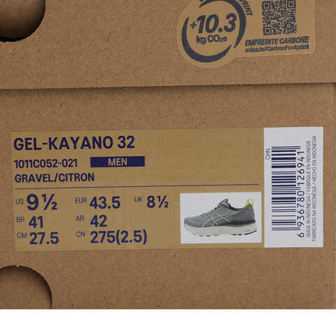 Asics亚瑟士2025男子GEL-KAYANO 32KAYANO1011C052-021